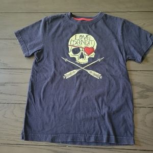 Gymboree love bandit shirt top skull size 10